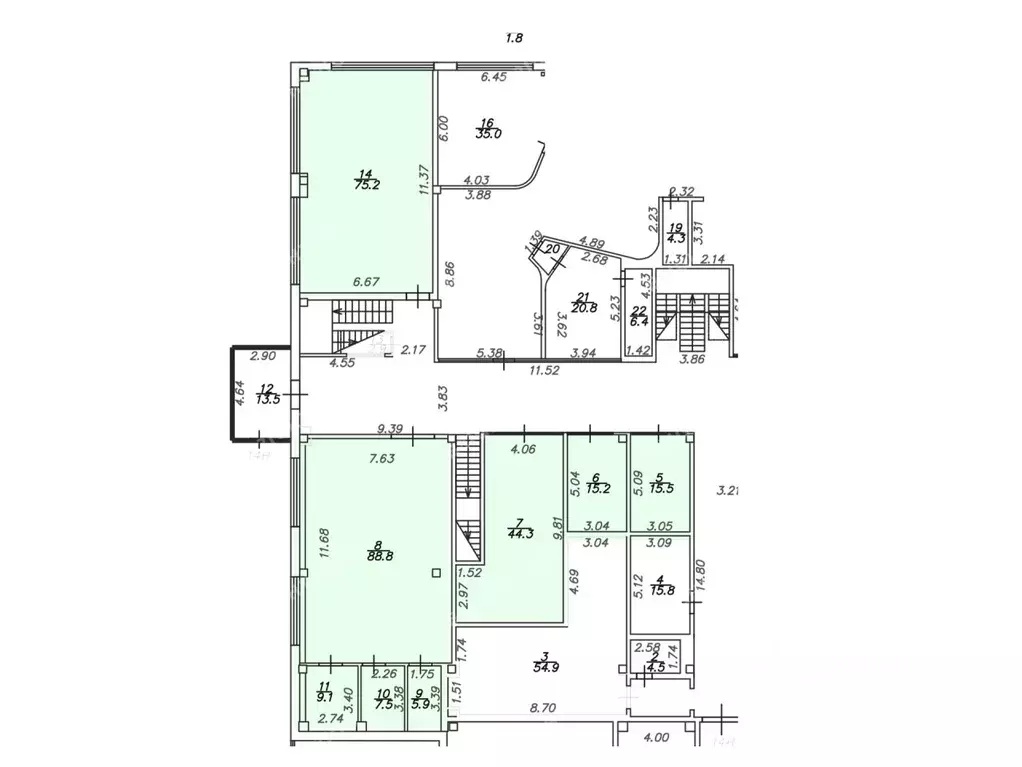 Офис в Санкт-Петербург Херсонская ул., 39 (262 м) - Фото 2