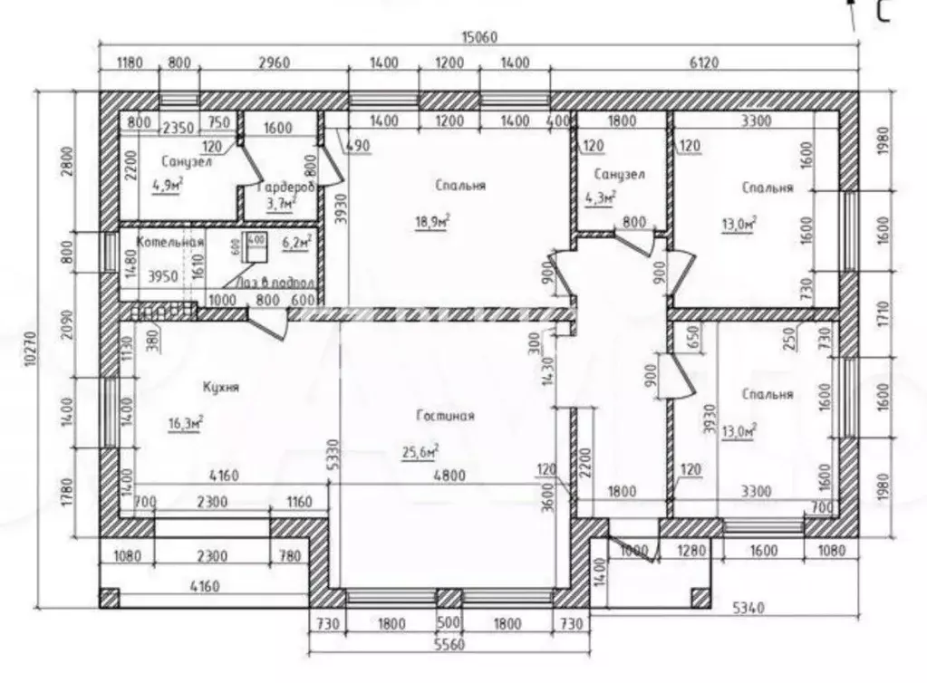 Дом в Ивановская область, Иваново ул. Герасима Фейгина, 18 (112 м) - Фото 2