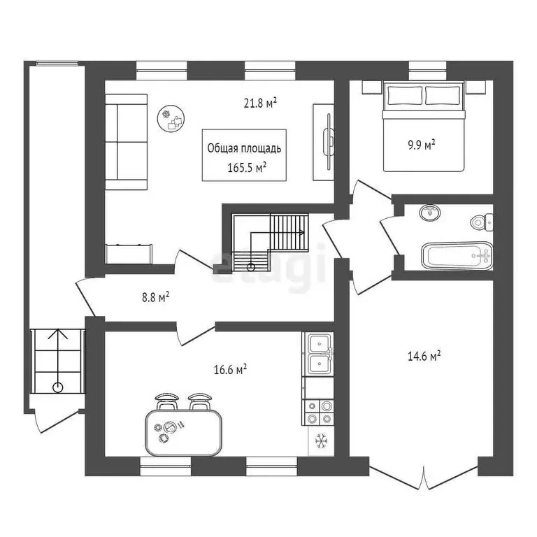 Дом в Искитим, улица Суворова (169.5 м) - Фото 1
