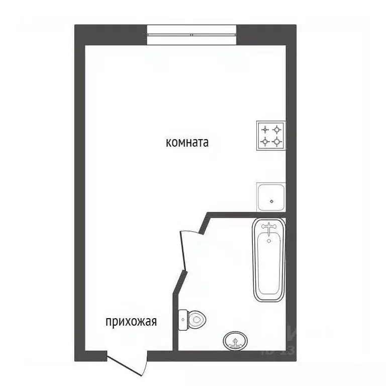 Комната Красноярский край, Красноярск ул. Калинина, 10 (18.0 м) - Фото 2
