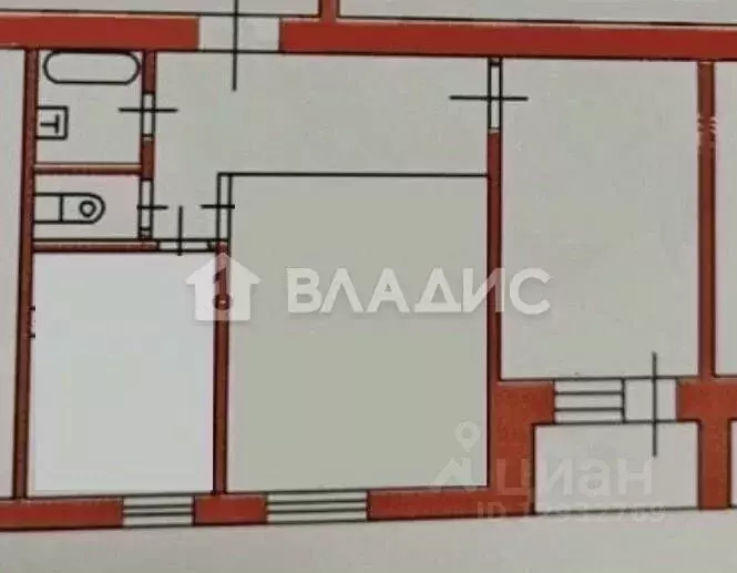 2-к кв. Пензенская область, Пенза ул. Клары Цеткин, 48А (52.9 м) - Фото 2