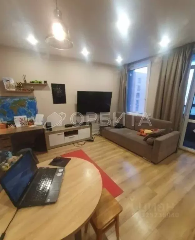 Студия Тюменская область, Тюмень ул. Фармана Салманова, 12 (27.2 м) - Фото 2