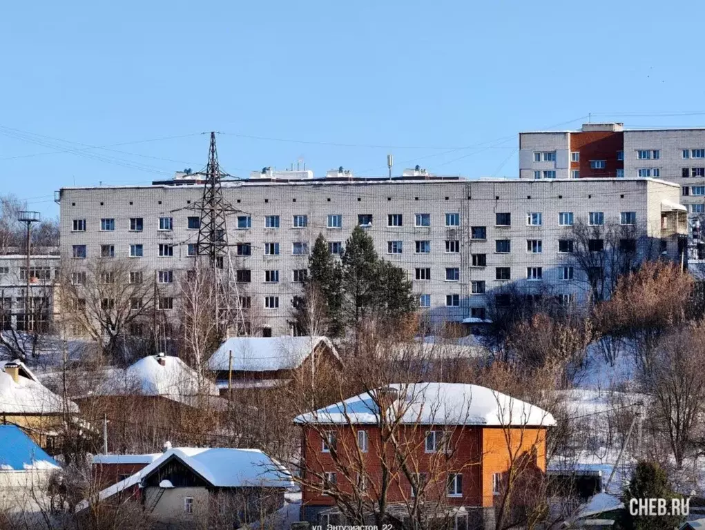 Свободной планировки кв. Чувашия, Чебоксары ул. Энтузиастов, 22к1 ... - Фото 1