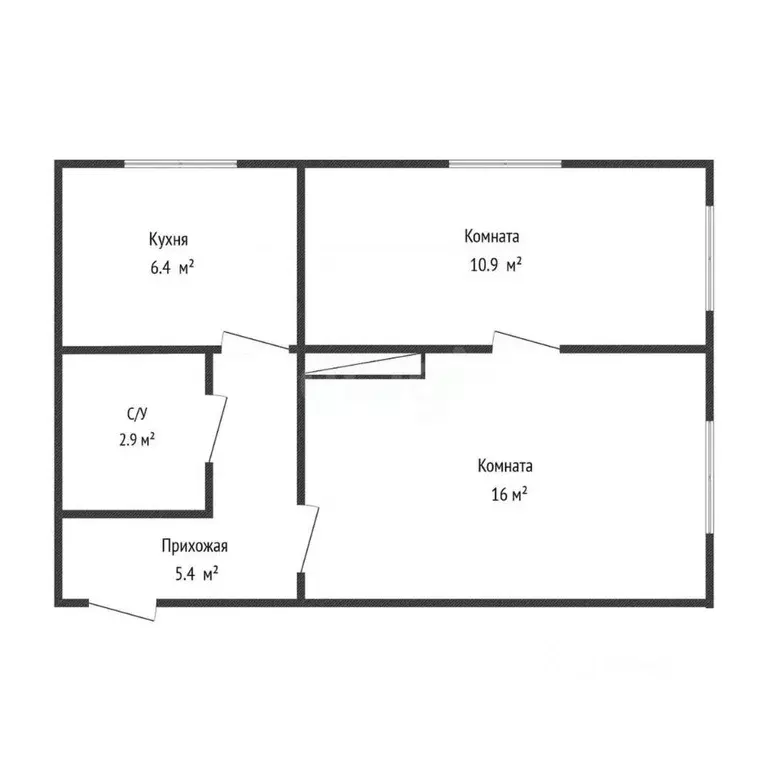 2-к кв. Краснодарский край, Горячий Ключ ул. Ленина, 165 (42.0 м) - Фото 0