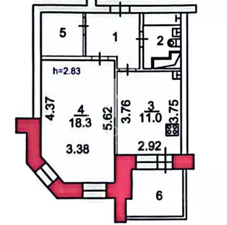 1-к кв. Московская область, Сергиев Посад ул. Матросова, 2/1 (44.1 м) - Фото 2