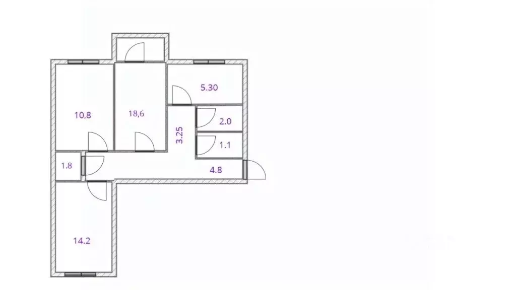 3-к кв. Башкортостан, Уфа ул. Коммунаров, 69 (59.4 м) - Фото 1