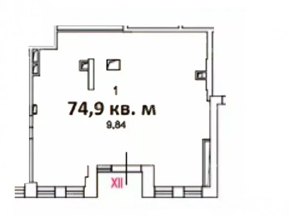 Торговая площадь в Москва ш. Энтузиастов, 86Ак3 (75 м) - Фото 2