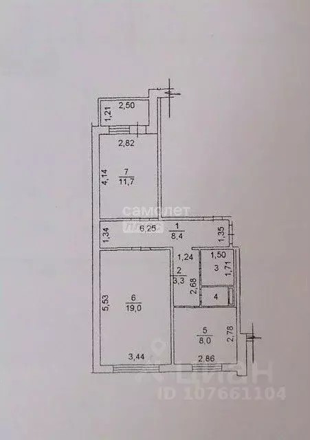 2-к кв. Липецкая область, Липецк бул. Имени Павла Шубина, 13 (54.0 м) - Фото 2