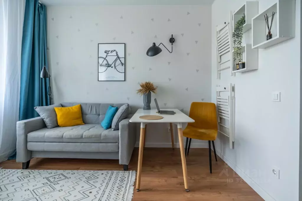 Студия Санкт-Петербург ул. Плесецкая, 10 (30.0 м) - Фото 1