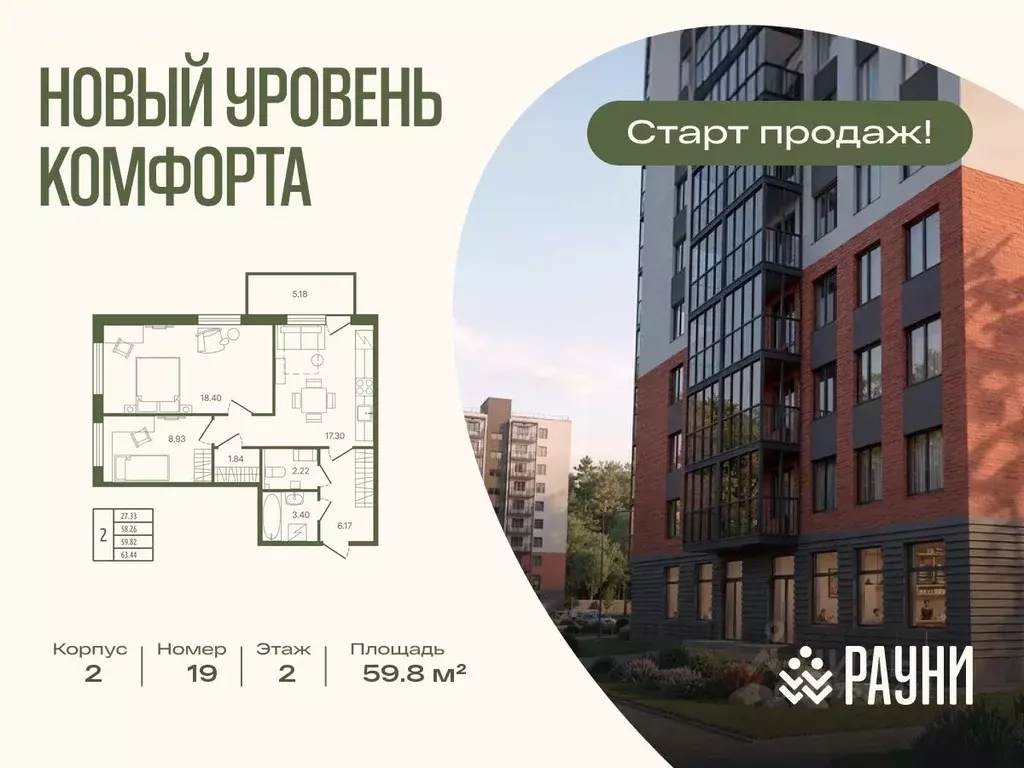2-к кв. Ленинградская область, Тосно г. Тосненский район, Тосненское ... - Фото 1