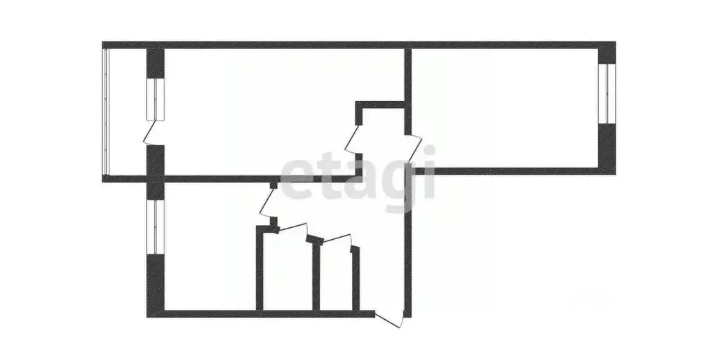 2-к кв. Курганская область, с. Кетово ул. Красина, 24 (67.7 м) - Фото 1