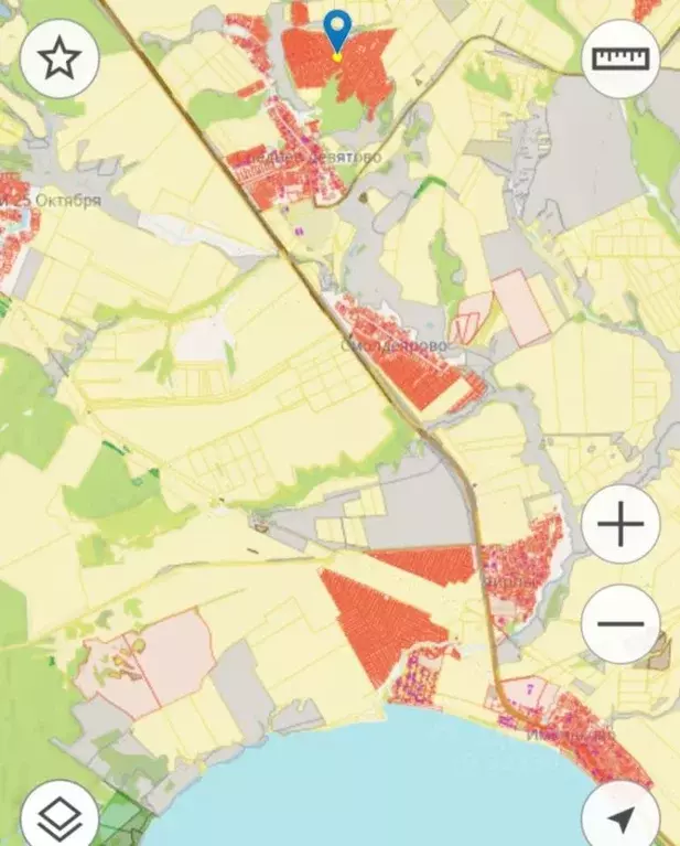 Участок в Татарстан, Лаишевский район, с. Среднее Девятово, ... - Фото 1