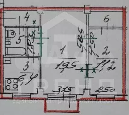 2-к. квартира, 46 м, 5/5 эт. - Фото 0