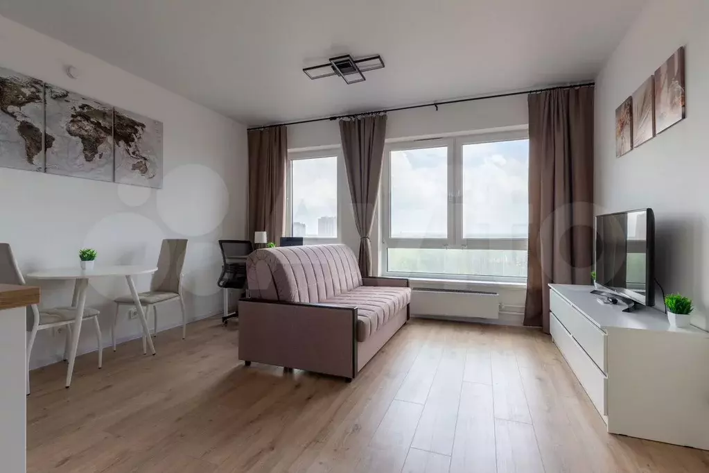 Квартира-студия, 25,1 м, 13/15 эт. - Фото 1
