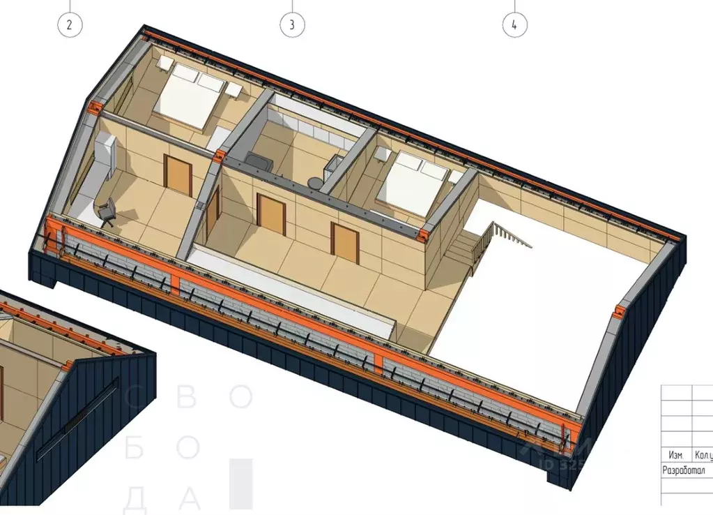 Коттедж в Ленинградская область, Ломоносовский район, Горбунковское ... - Фото 2
