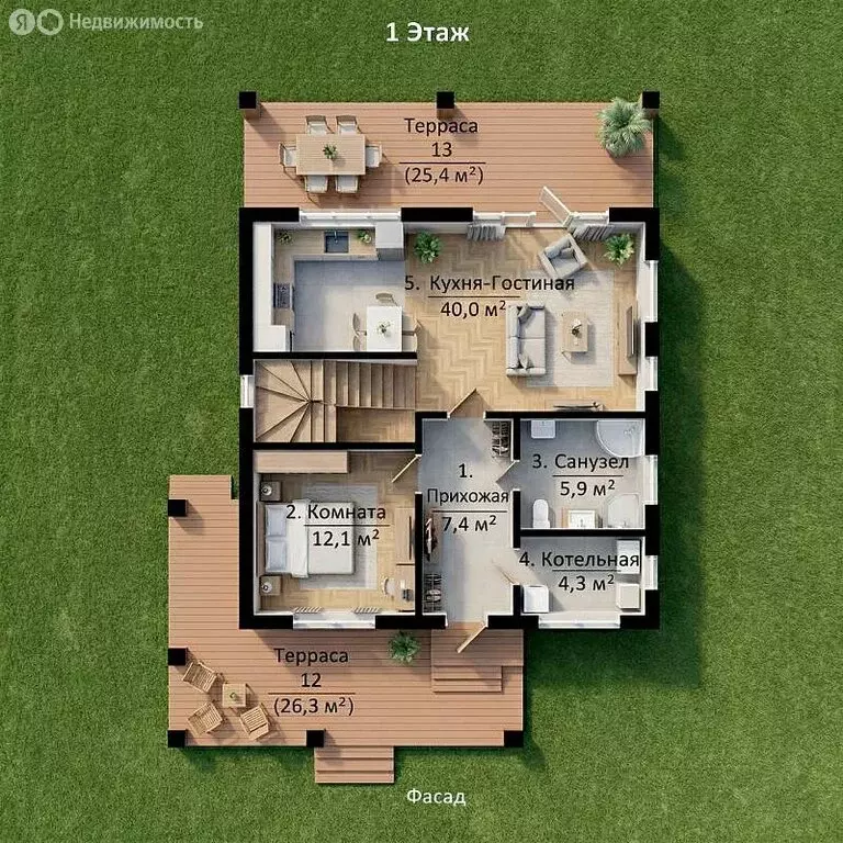 Дом в Ленинский городской округ, деревня Орлово (160 м) - Фото 2