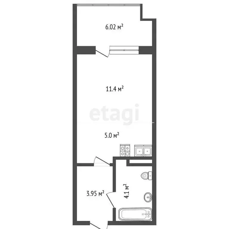 Квартира-студия: Анапа, улица Ленина, 202к2 (24.1 м) - Фото 0