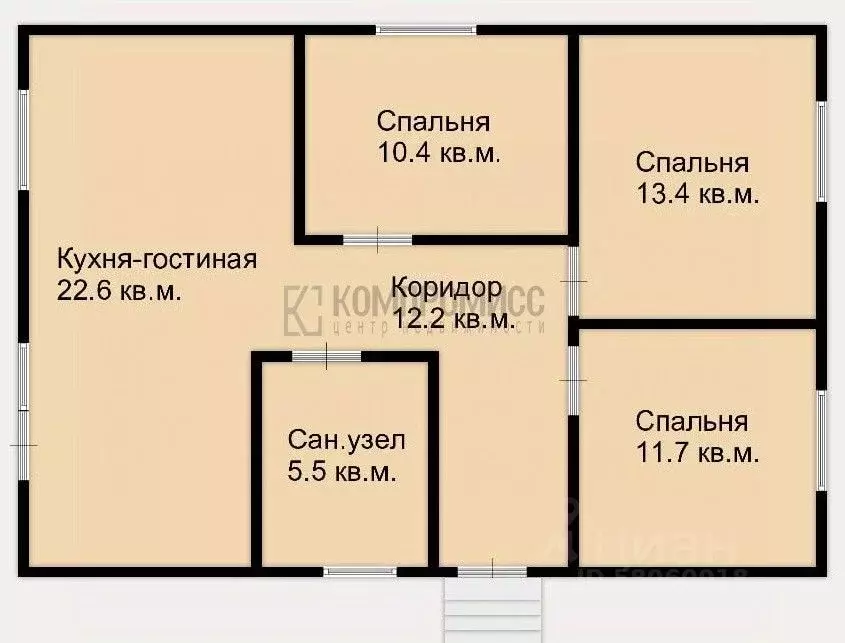 Дом в Краснодарский край, Северский район, Ильское городское ... - Фото 1