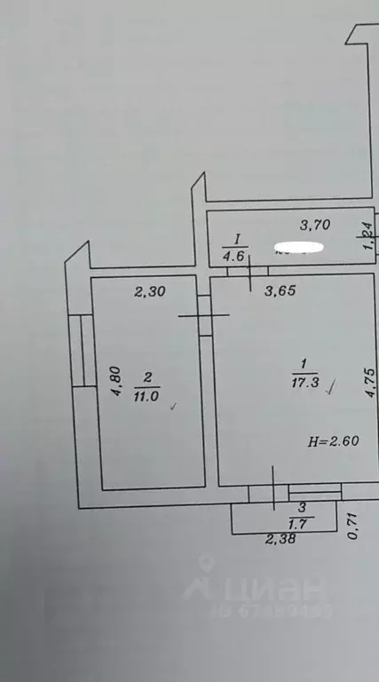 2-к кв. Краснодарский край, Анапа муниципальный округ, с. Витязево ул. ... - Фото 2