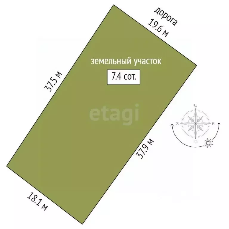 Участок в Башкортостан, Стерлитамакский район, Отрадовский сельсовет, ... - Фото 2