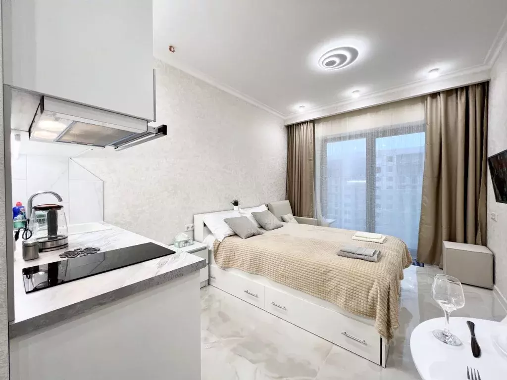 Студия Санкт-Петербург наб. Макарова, 58с2 (26.0 м) - Фото 1