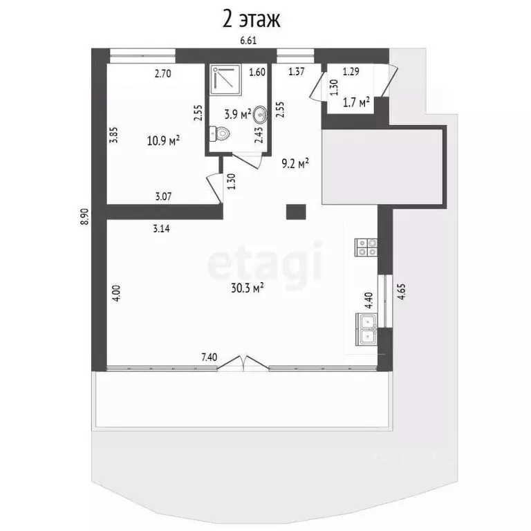 Дом в Крым, Евпатория ул. Революции, 7к1 (220 м) - Фото 1