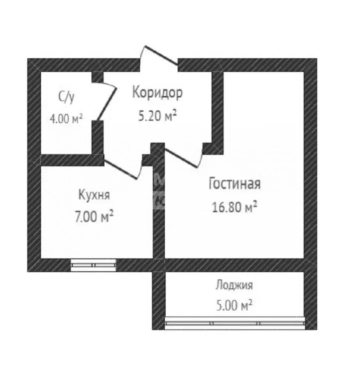 1-комнатная квартира: посёлок Строитель, микрорайон Южный, 19к1 (35 м) - Фото 1