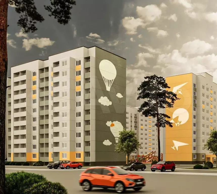 3-к. квартира, 92,9 м, 5/10 эт. - Фото 1