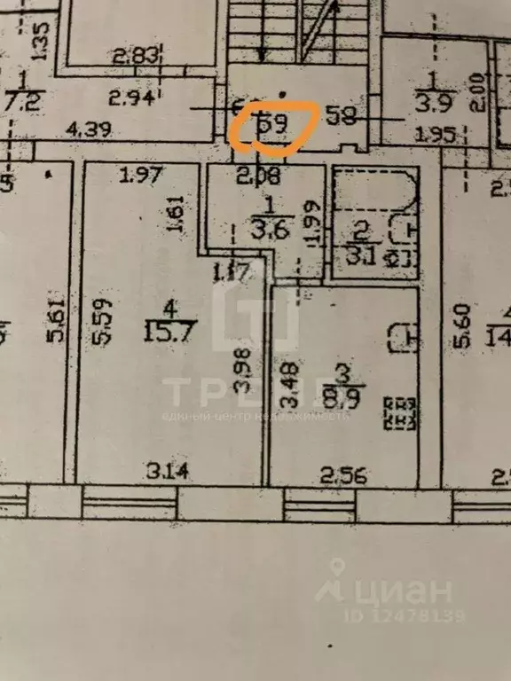 1-к кв. Санкт-Петербург пос. Шушары, Московское ш., 280 (31.5 м) - Фото 2