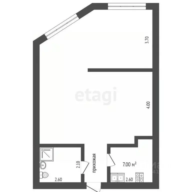 1-к кв. Краснодарский край, Геленджик Туристическая ул., 3к2 (40.7 м) - Фото 1