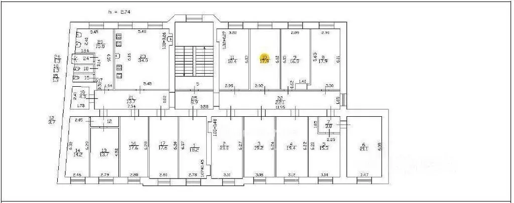 Комната Санкт-Петербург наб. Реки Фонтанки, 137 (17.9 м) - Фото 2