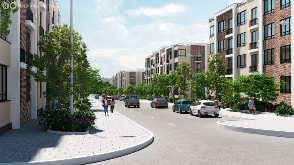 1-комнатная квартира: Мирное, улица Славы, 51к1 (44.39 м) - Фото 2