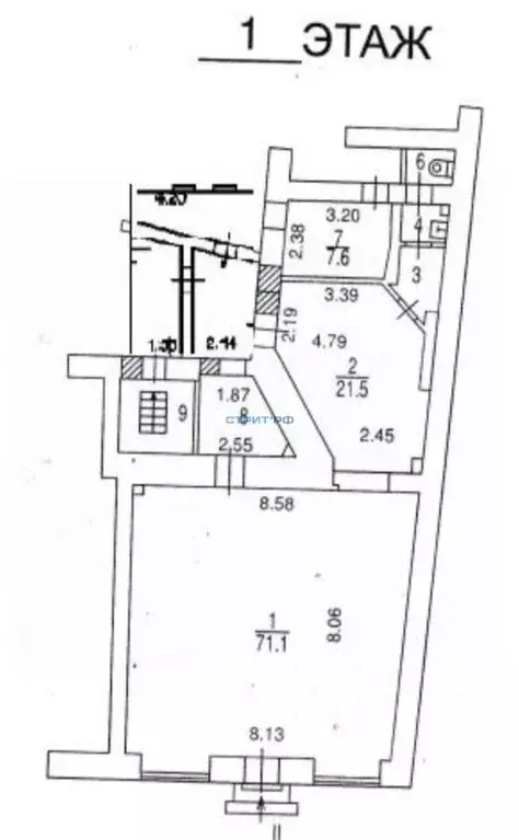 Торговая площадь в Москва ул. Покровка, 32 (257 м) - Фото 1