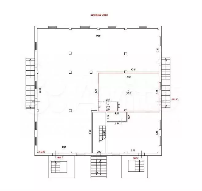 Продам помещение свободного назначения, 60.8 м - Фото 0