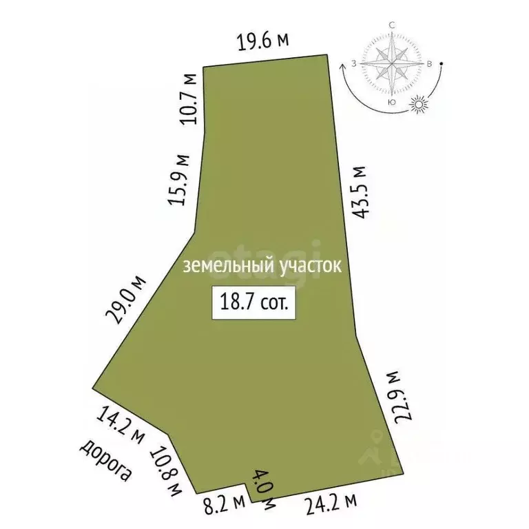 Участок в Крым, Бахчисарайский район, Куйбышевское с/пос, с. Танковое ... - Фото 2