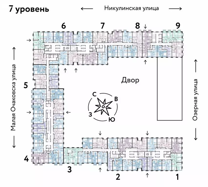 3-комнатная квартира: Москва, жилой комплекс Страна Озёрная (64.8 м) - Фото 1