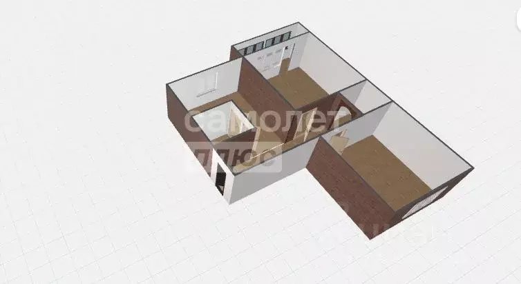 2-к кв. Коми, Сыктывкар ул. Красных Партизан, 61 (42.3 м) - Фото 2