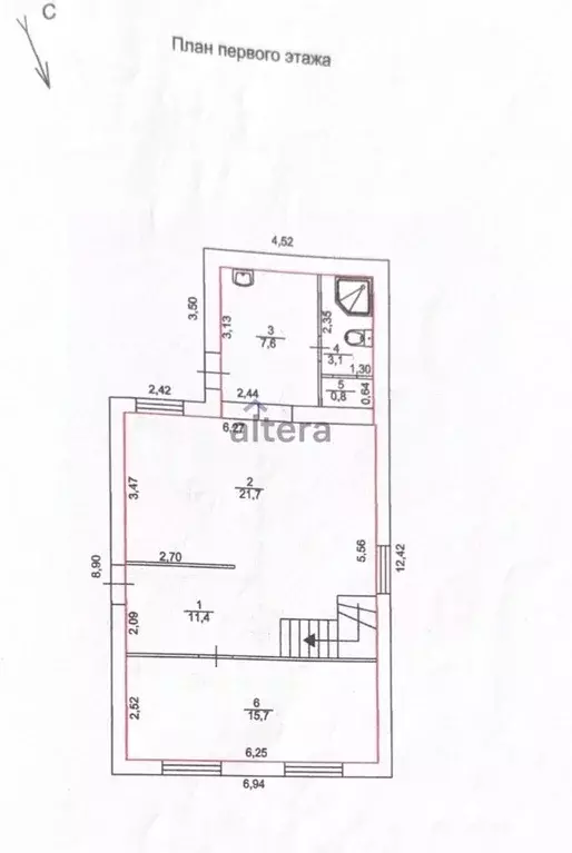 Дом в Удмуртия, Кизнерский район, с. Кизнер Большая ул., 70 (115 м) - Фото 2