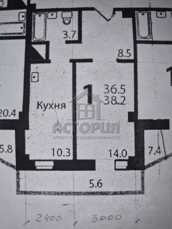 1-к кв. Красноярский край, Красноярск Соколовская ул., 76А (38.2 м) - Фото 2