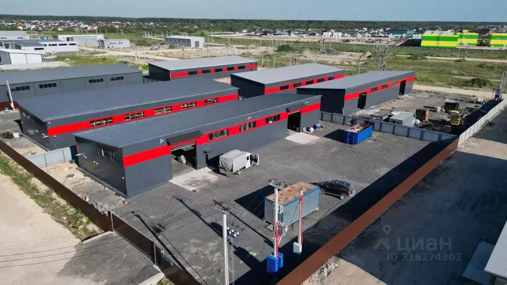 Склад в Ленинградская область, Тосненский район, Тельмановское ... - Фото 1