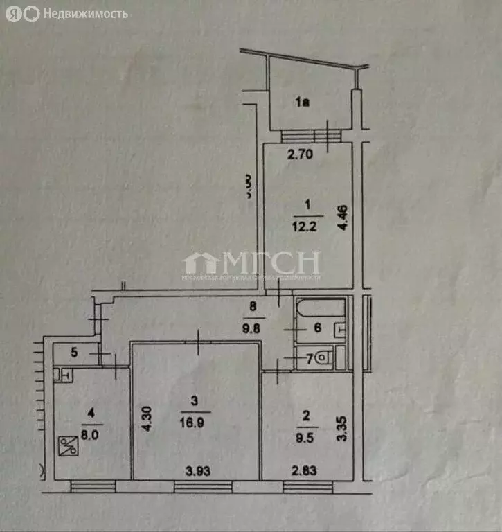 3-комнатная квартира: Москва, Северный бульвар, 17 (60 м) - Фото 0