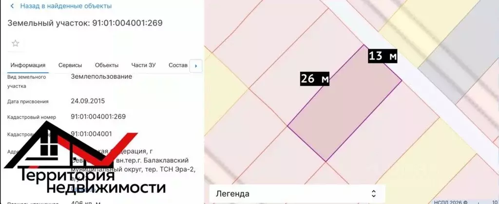 Участок в Севастополь Балаклавский муниципальный округ, Эра-2 ТСН, 13 ... - Фото 2