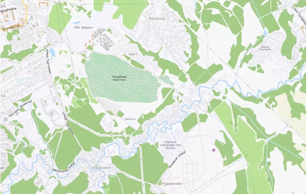 Участок в Томская область, Томск ул. Чайковского (14.8 сот.) - Фото 2