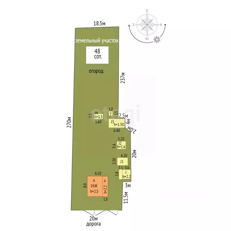 Дом в Ростовская область, Багаевский район, Ажиновское с/пос, Сараи ... - Фото 2