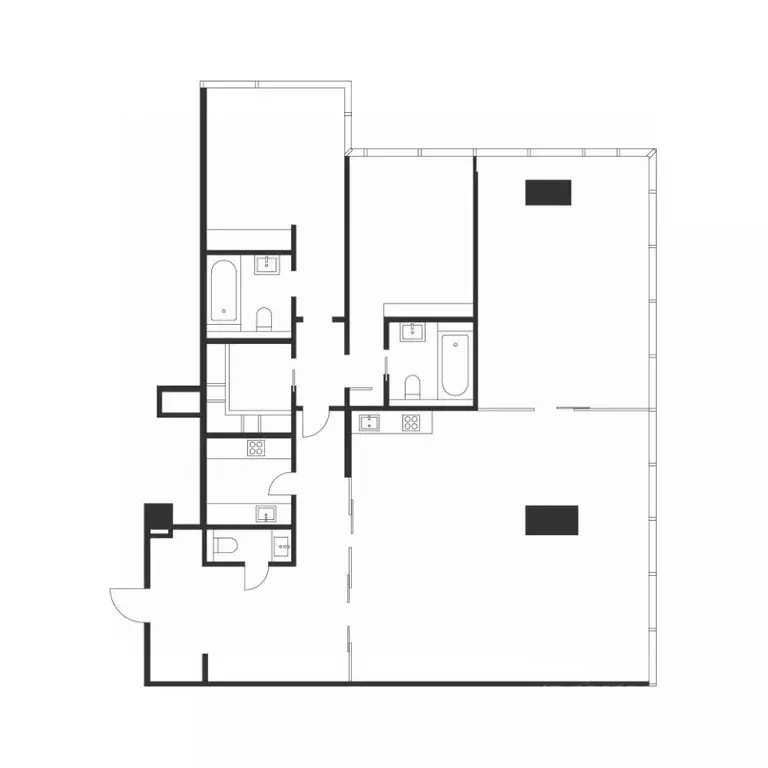 4-к кв. Москва наб. Пресненская, 6с2 (175.0 м) - Фото 2