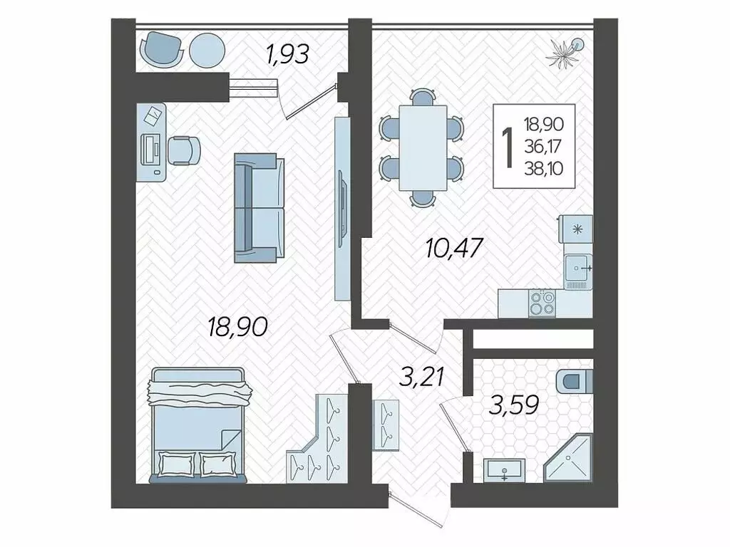1-комнатная квартира: Сочи, микрорайон Бытха, Ясногорская улица, ... - Фото 0