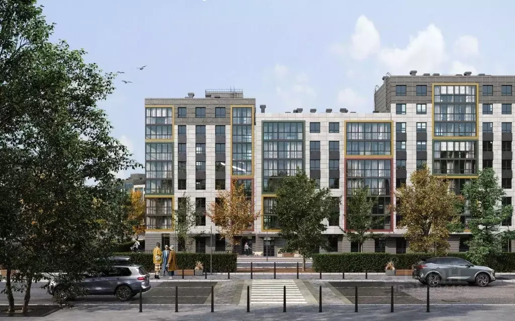 1-к кв. Псковская область, Псков Крестовский жилой комплекс (36.0 м) - Фото 2