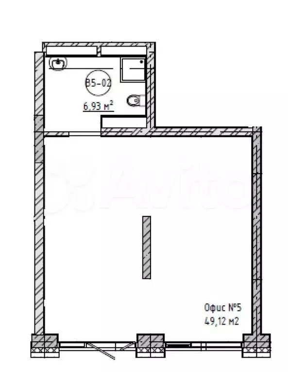 Продам помещение свободного назначения, 49.12 м - Фото 0