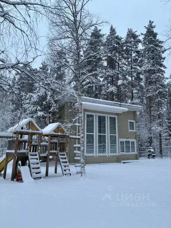 Дом в Ленинградская область, Приозерский район, Красноозерное с/пос, ... - Фото 1