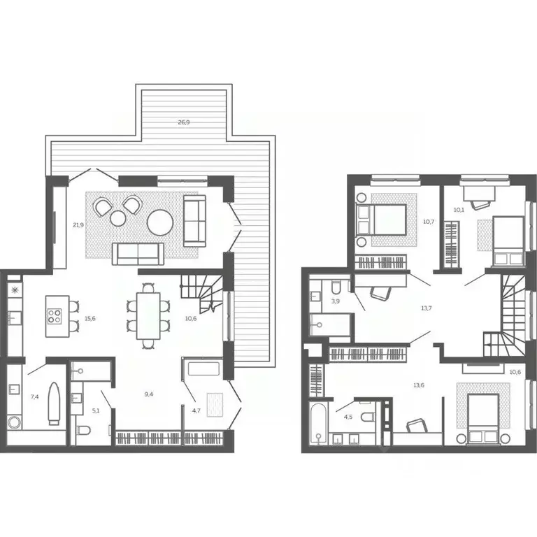 5-к кв. Алтайский край, Барнаул тракт Змеиногорский, 35Бк3 (169.05 м) - Фото 1